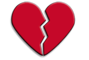 Coração Partido - 12 GIfs Animados mostrando Corações sendo Partidos 43