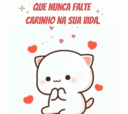 15 GIFs de Mensagens de Carinho e Amor com Gatinhos Fofos 1